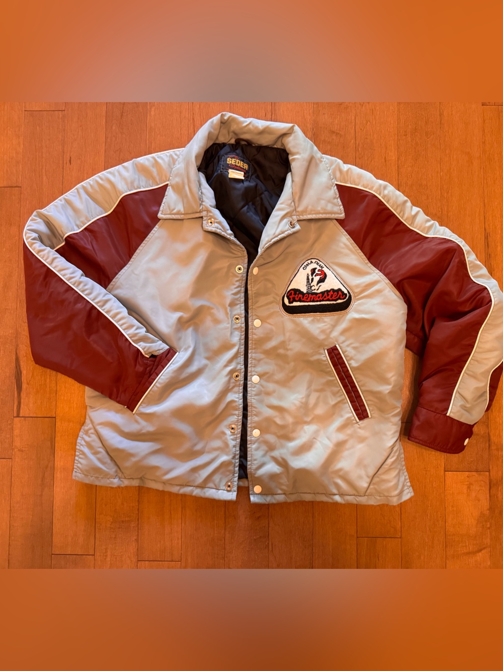 Vintage 80s Canadian Firemasters Work Jacket { Made in Canada | Size 44